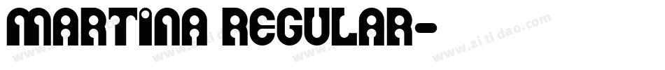 Martina Regular字体转换